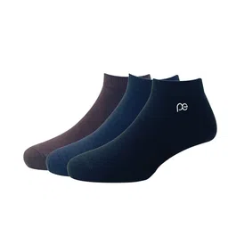 Peter England Men Pack Of 3 Solid Ankle-Length Socks-25