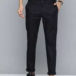 Indian Terrain Men Brooklyn Slim Fit Chinos Trousers-image-7