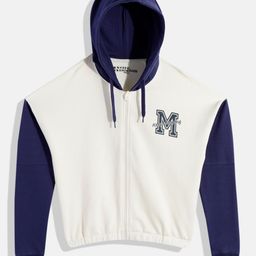 HERE&NOW Girls Pure Cotton Back Printed Hooded Sweatshirt-image-32