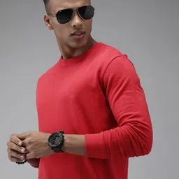 Roadster Men Solid Sweatshirt-image-74