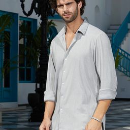 Campus Sutra Men Comfort Opaque Striped Casual Shirt-picture-26
