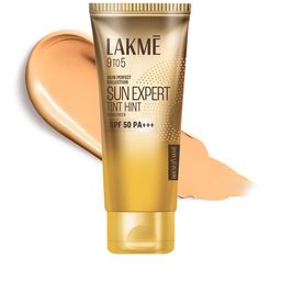 Lakme 9to5 Sun Expert Tint Hint Sunscreen SPF50 PA+++ - 100ml-23