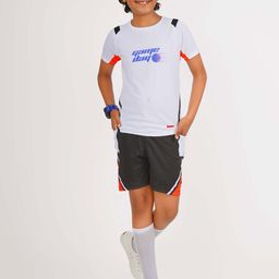 HYVE Boys Colourblocked V-Neck Applique T-shirt-picture-32