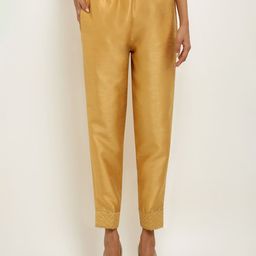 FLOREOS Women Textured Comfort Easy Wash Trousers-image-107