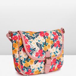 Anouk Multicoloured Floral Printed Structured Sling Bag image 3
