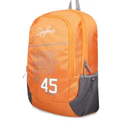 SPYKAR Typography Printed Medium Backpack image 3