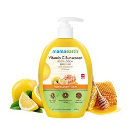 Mamaearth Vitamin C SPF 30 Sunscreen Body Lotion with Honey & Carrot Seed - 300 ml-47