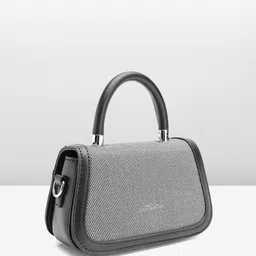 French Connection Striped Structured Satchel Bag image 2
