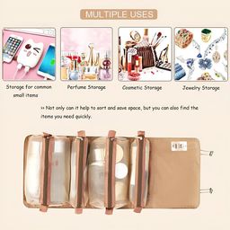 NFI essentials Textured Organiser Makeup Pouch image 3
