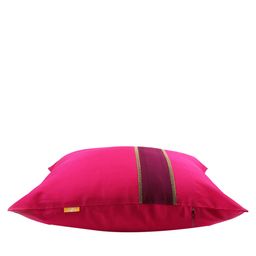 ANS Fuchsia Set of 3 Striped Square Cushion Covers image 2