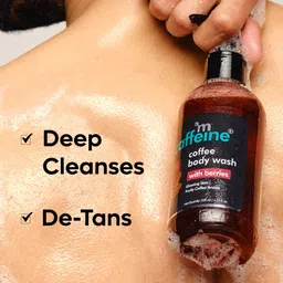 MCaffeine Set Of 2 Coffee Body Wash With Berries & Cocoa - 200ml Each image 4
