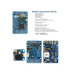 Matek F405 WTE Flight Controller STM32F405RGT6 Built in OSD SD Slot DPS310 image 3