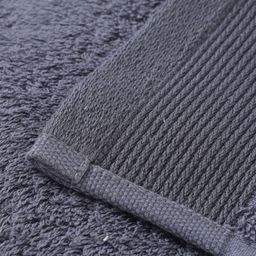 Maspar Unisex Set of 2 Grey Solid 550GSM Hand Towel Set image 2