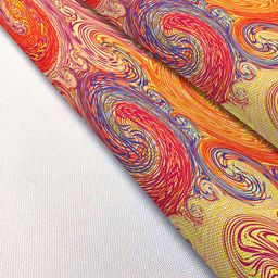 ArtzFolio Red & Yellow Printed Cotton Aprons image 3