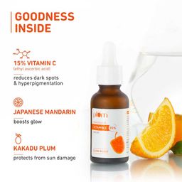 Plum Set of 2 15% Vitamin C Glow Face Serum To Fight Dark Spots & Pigmentation - 20ml each image 4