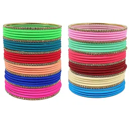 NMII Set of Non-Precious Metal Matte Finish Bangles image 4