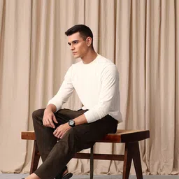 Mr Bowerbird Round Neck Tailored Pullover Sweater-image-34