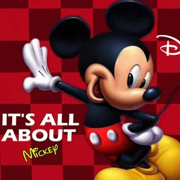 Kuber Industries Set Of 2 Disney Mickey Mouse Print Non-Woven Fabric Foldable Cloth Storage Box image 5