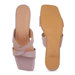 Rubeezz Textured Block Sandals with Buckles image 3