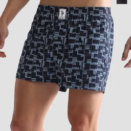 U.S. Polo Assn. Pack Of 2 Mid Rise Soft Cotton Boxers OEX02-NG0-P2-picture-11