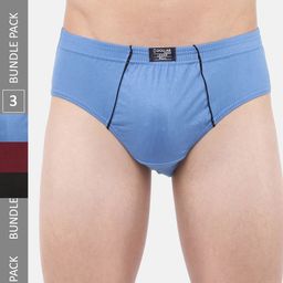 Dollar Lehar Super Combed Cotton Men Pack Of 3 Briefs-image-81