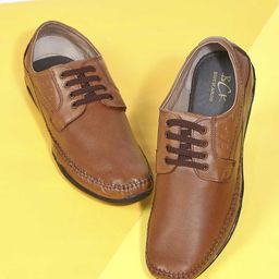 Buckaroo Men Reynart Textured Leather Derbys-image-15