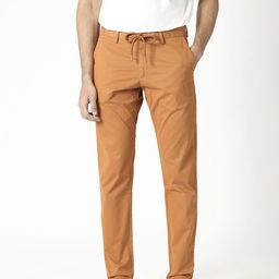 RARE RABBIT Men Mid-Rise Slim Fit Chinos Trousers-image-66