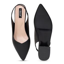 Sherrif Shoes PU Block Pumps image 2