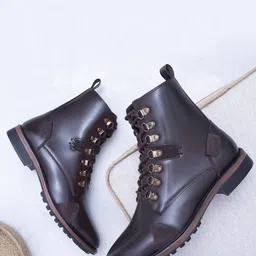 Big Fox Men Brown Flat Boots-picture-19