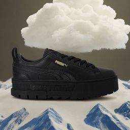 Puma Women Black Mayze Classic Trainers Sneakers-45