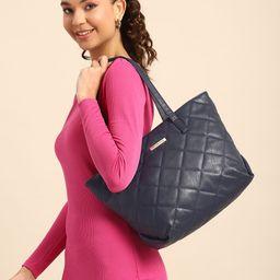 DressBerry Shopper Shoulder Bag with Quilted Details-28