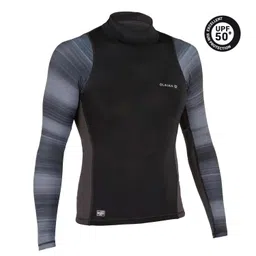 olaian Men Surfing Long sleeve UV Protection(UPF50+)- 500 Black-picture-14