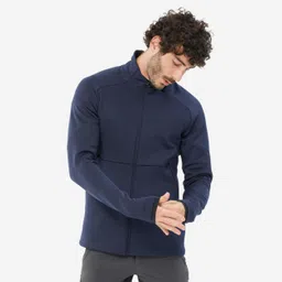 quechua Men Sweater Fleece Jacket MH520 - Blue-picture-1