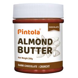 Pintola Dark Chocolate Almond Butter,  Crunchy  0.200 kg -picture-13