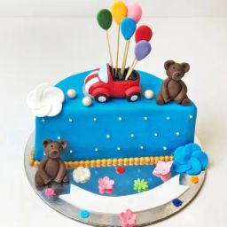 Happy Half Year Kids Birthday Cake (1.5 Kg)-image-96