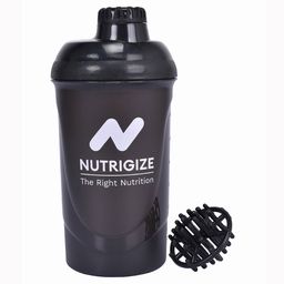 GHC Nutrigize Screw cap Leakproof Protein Shaker,  Black  700 ml -image-18
