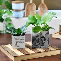Eternal Love Personalized Ceramic Planters (Set of 2) - Without Plants-23