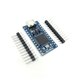 Unwelded Type-C USB Pro Micro Atmega32U4 5V/16MHz Board Module image 1