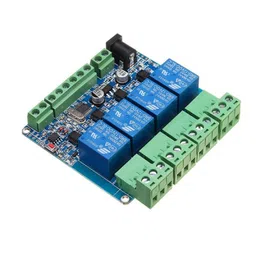 12V Modbus RTU 4 Channels Relay Module Optocoupler RS485 MCU for Arduino image 2