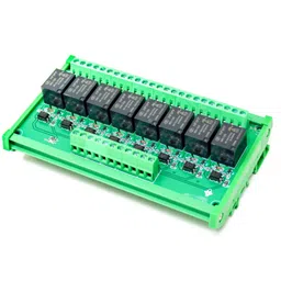 5V 8 Channels Relay Module High and Low Triggering Optocoupler Isolation Relay Module PLC Signal Amplifier Board image 2