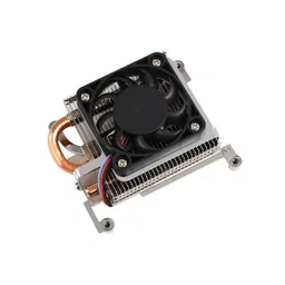 Waveshare Ultra Thin ICE Tower Cooling Fan For Raspberry Pi 4B, 4.5mm Copper Tube, adjustable speed image 2