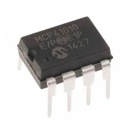MCP41010 IC - 8-Bit Digital 10K Potentiometer with SPI Interface IC image 1