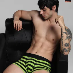 Jack & Jones Men Pack Of 2 Striped Breathability Trunks 9013168001-picture-8