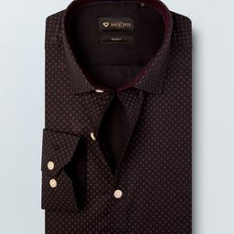 INVICTUS Men Black & Pink Slim Fit Printed Sustainable Casual Shirt-image-70