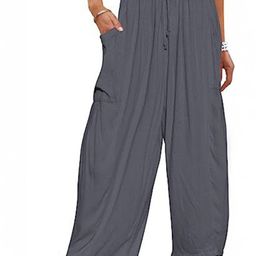 KPOP Women Comfort Loose Fit Trousers-image-90