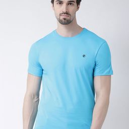 Friskers Men Turquoise Blue Colourblocked T-shirt-image-27