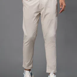 Red Tape Men Tapered Fit Cropped Regular Trousers-image-97