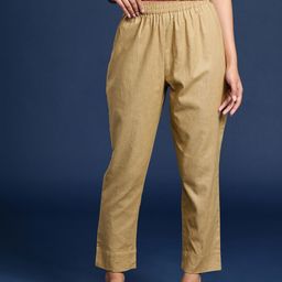Taavi Women Woven Legacy Casual Trousers-77