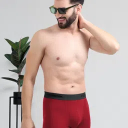 FREECULTR Men Red Solid Trunk-picture-0