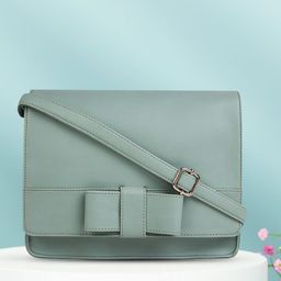 Toteteca Women Green Solid Sling Bag-52